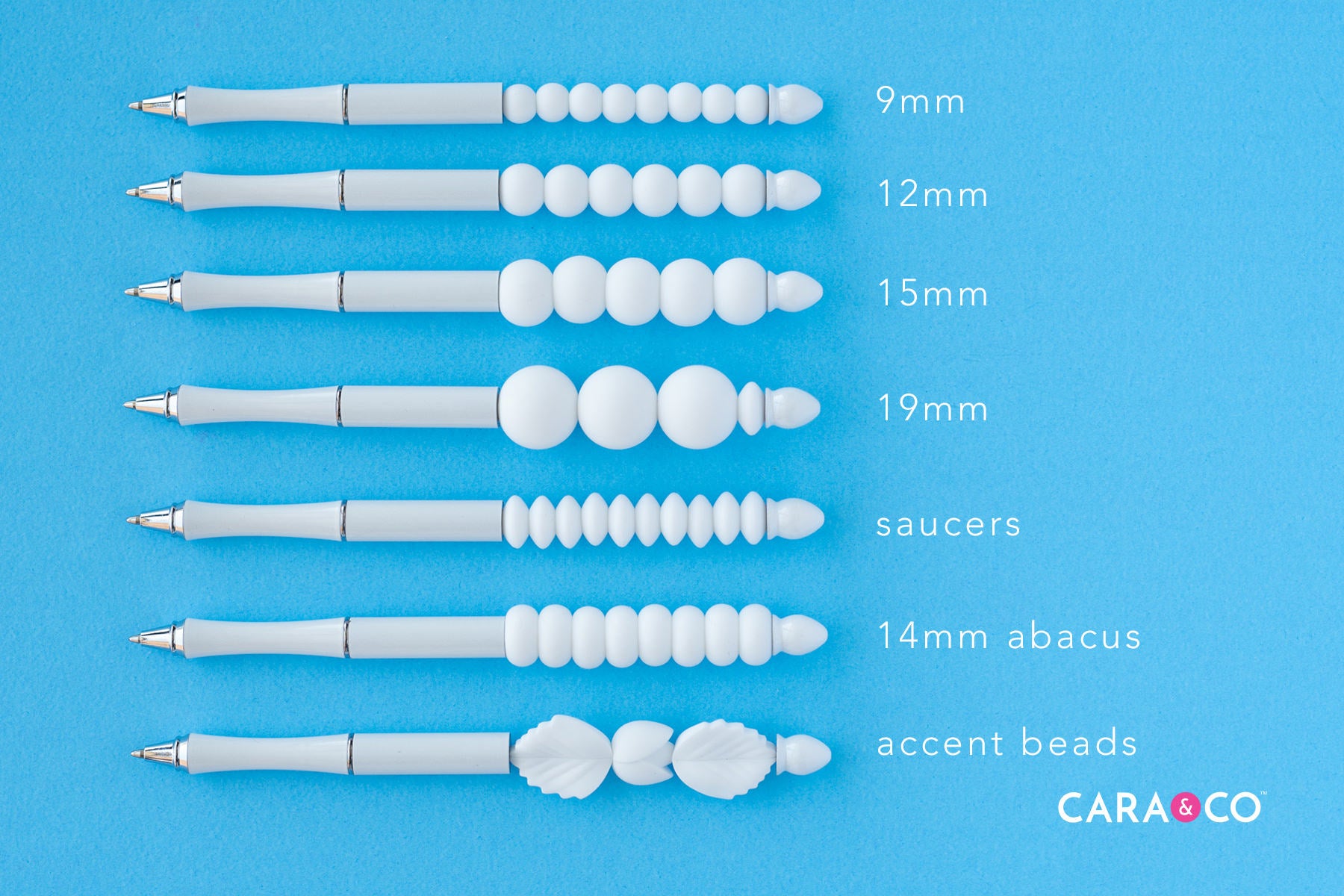 Silicone focal beads for Beadable Pen DIY Crafting