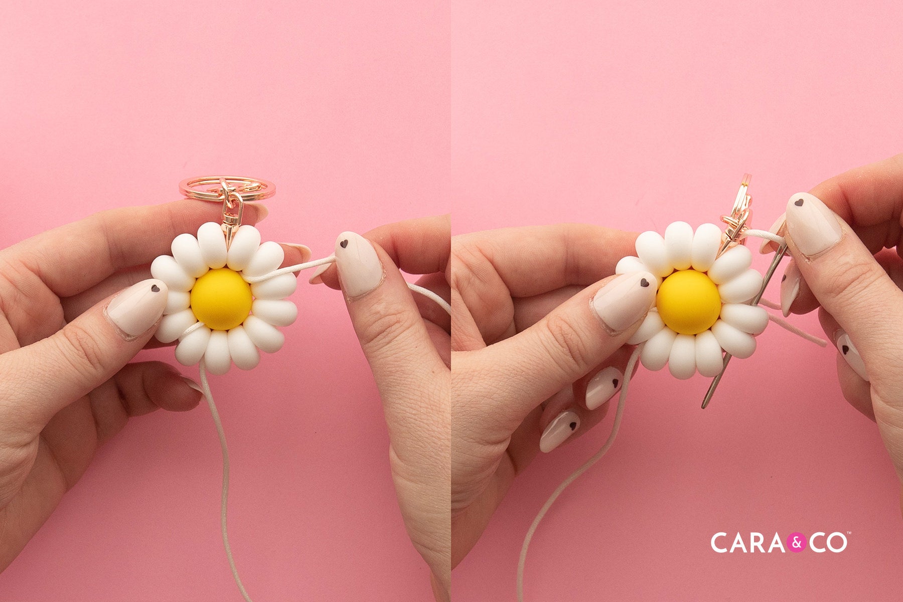 Daisy Flower - Beaded Craft Tutorial - Cara & Co