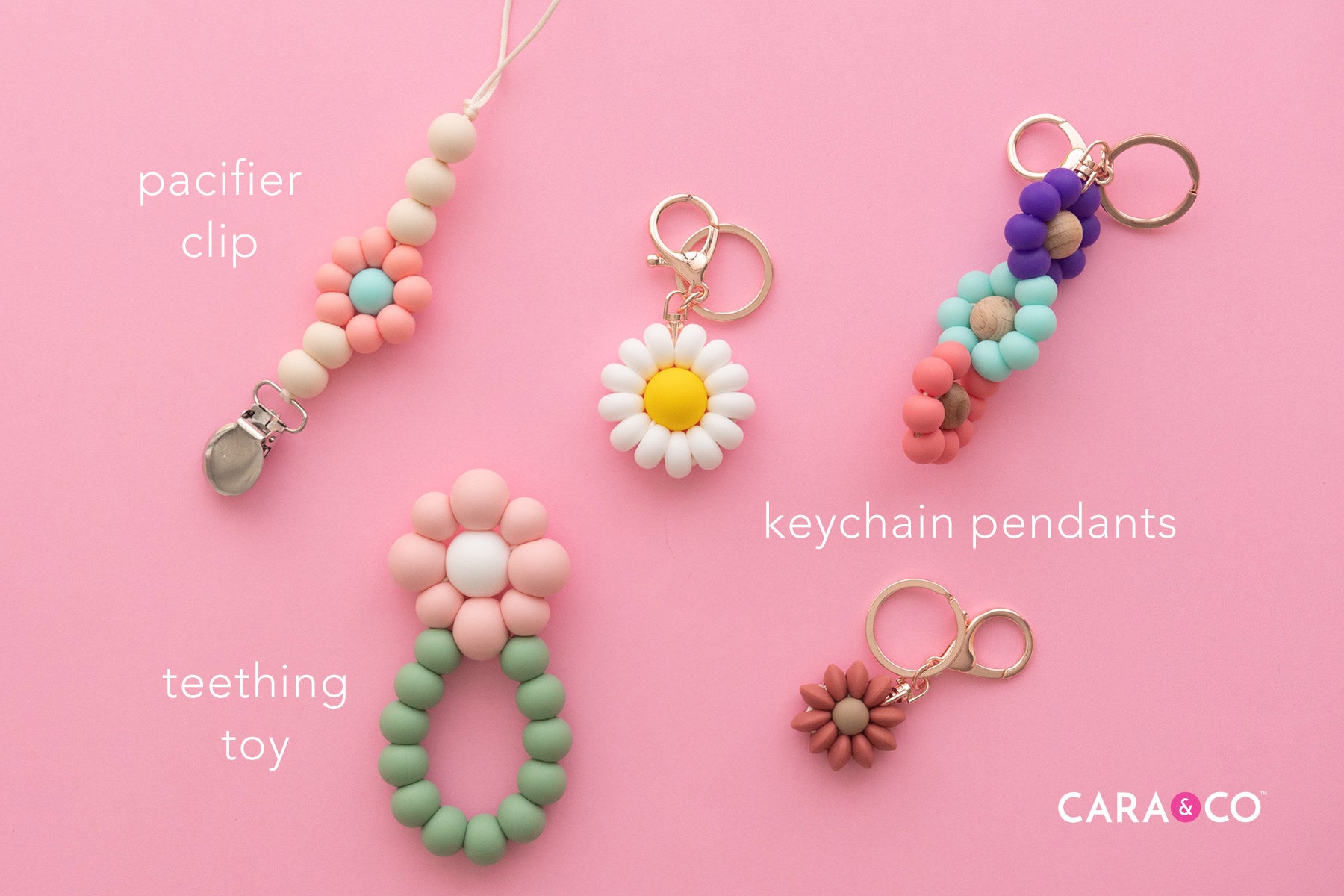 Beaded Flower Accessories - Tutorial - Cara & Co