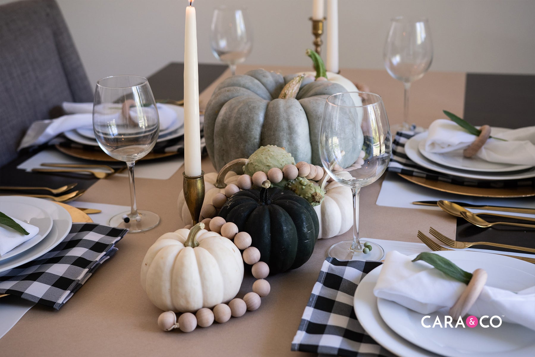 Thanksgiving Table scape Inspiration - Cara & Co Blog