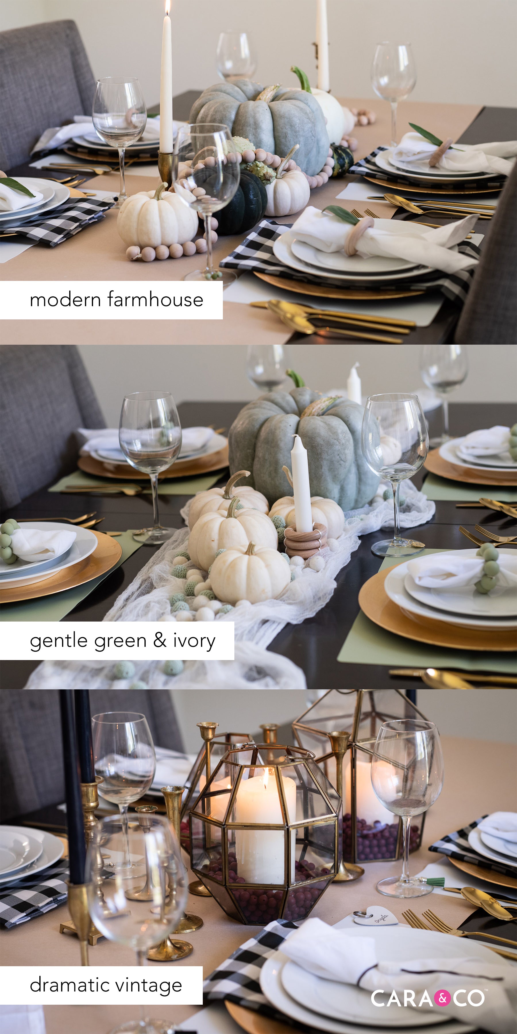 Thanksgiving Tablescape Ideas - Cara & Co