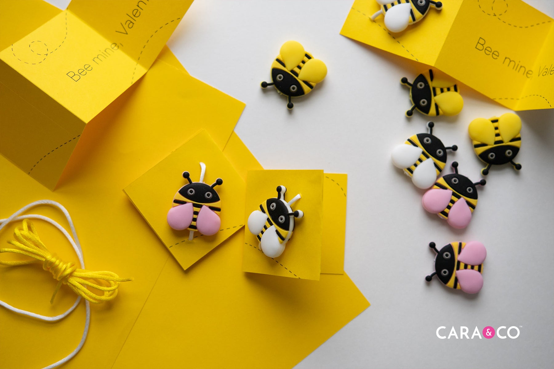 Bee Mine Valentines Day card DIY