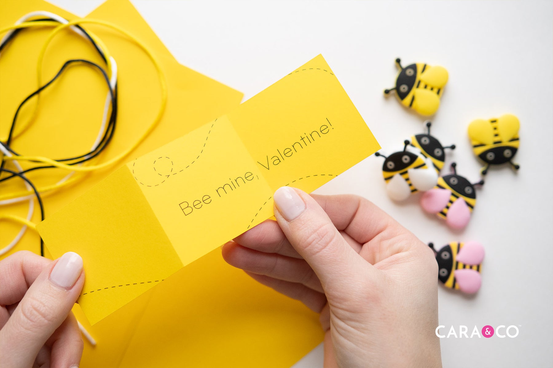 Bee Mine Valentine - Valentines Day Card Kids Craft