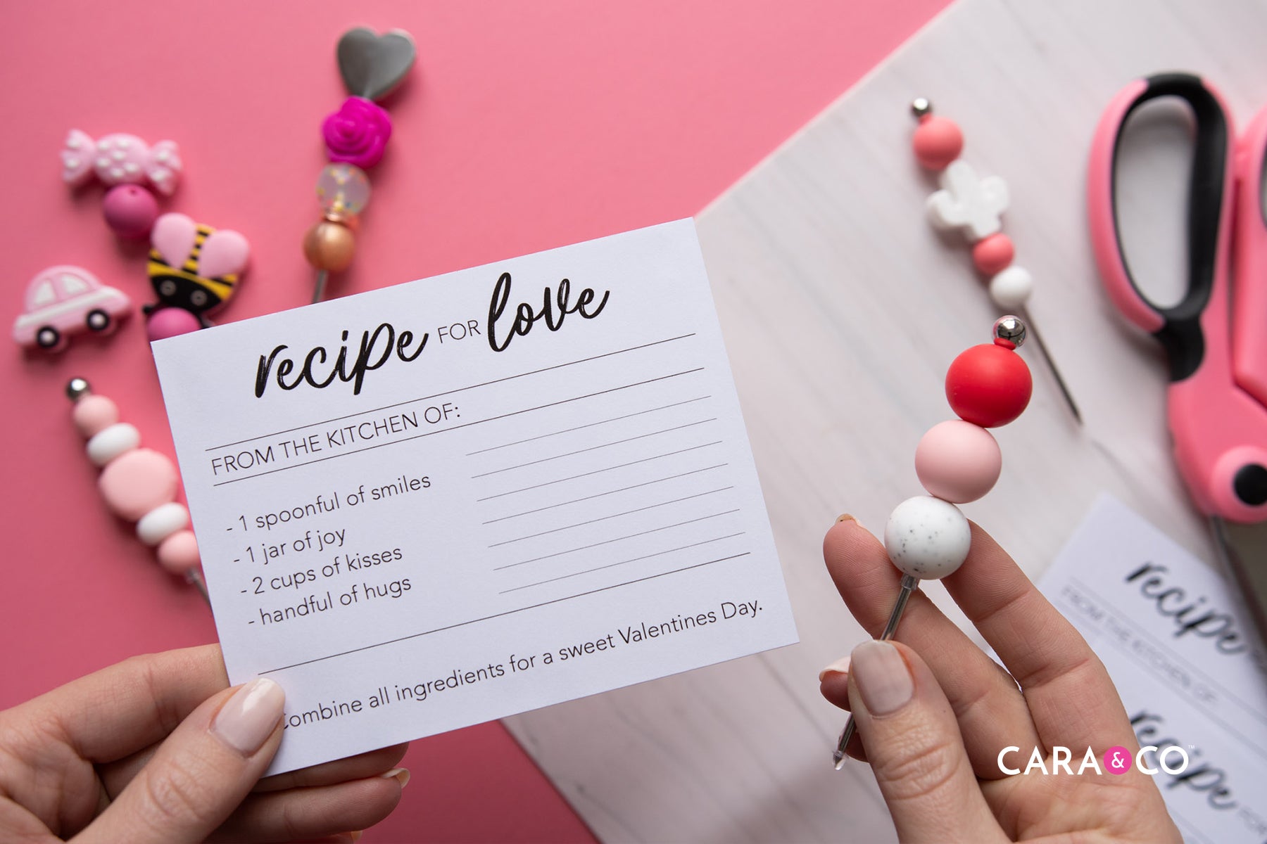 Valentines Recipe For Love Card