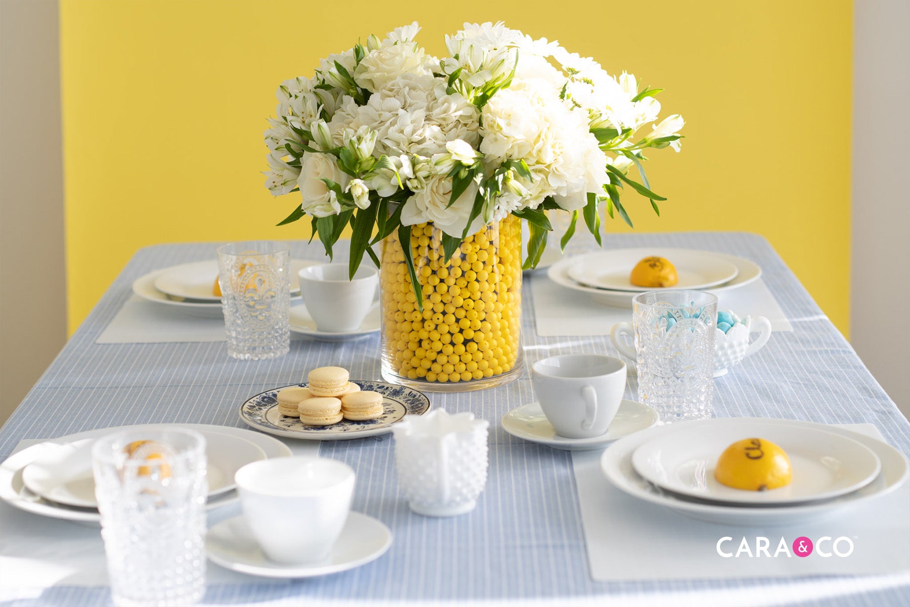 Spring Baby Shower Tablescape