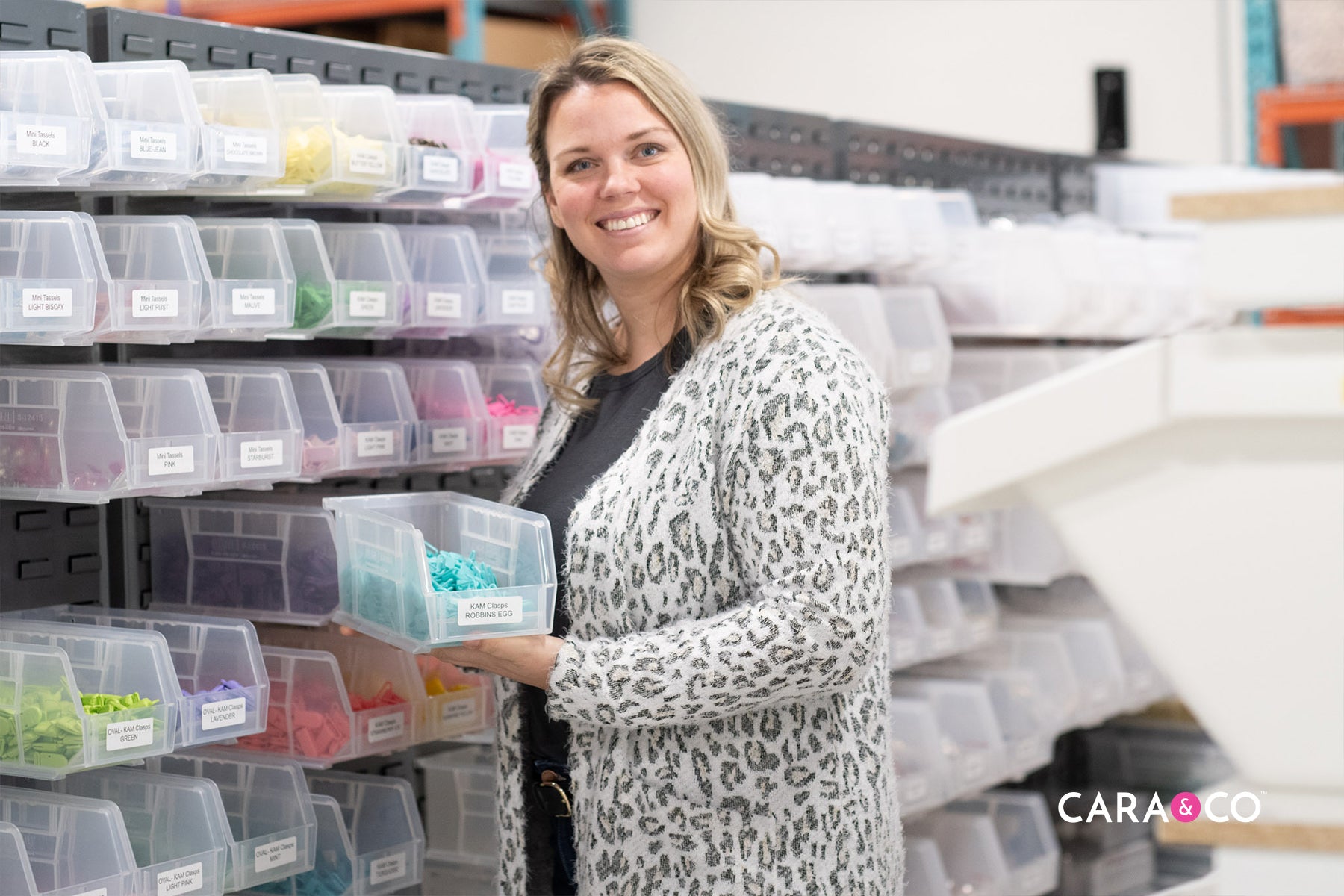 Organizing tips for your small shop supplies - Cara & Co Blog