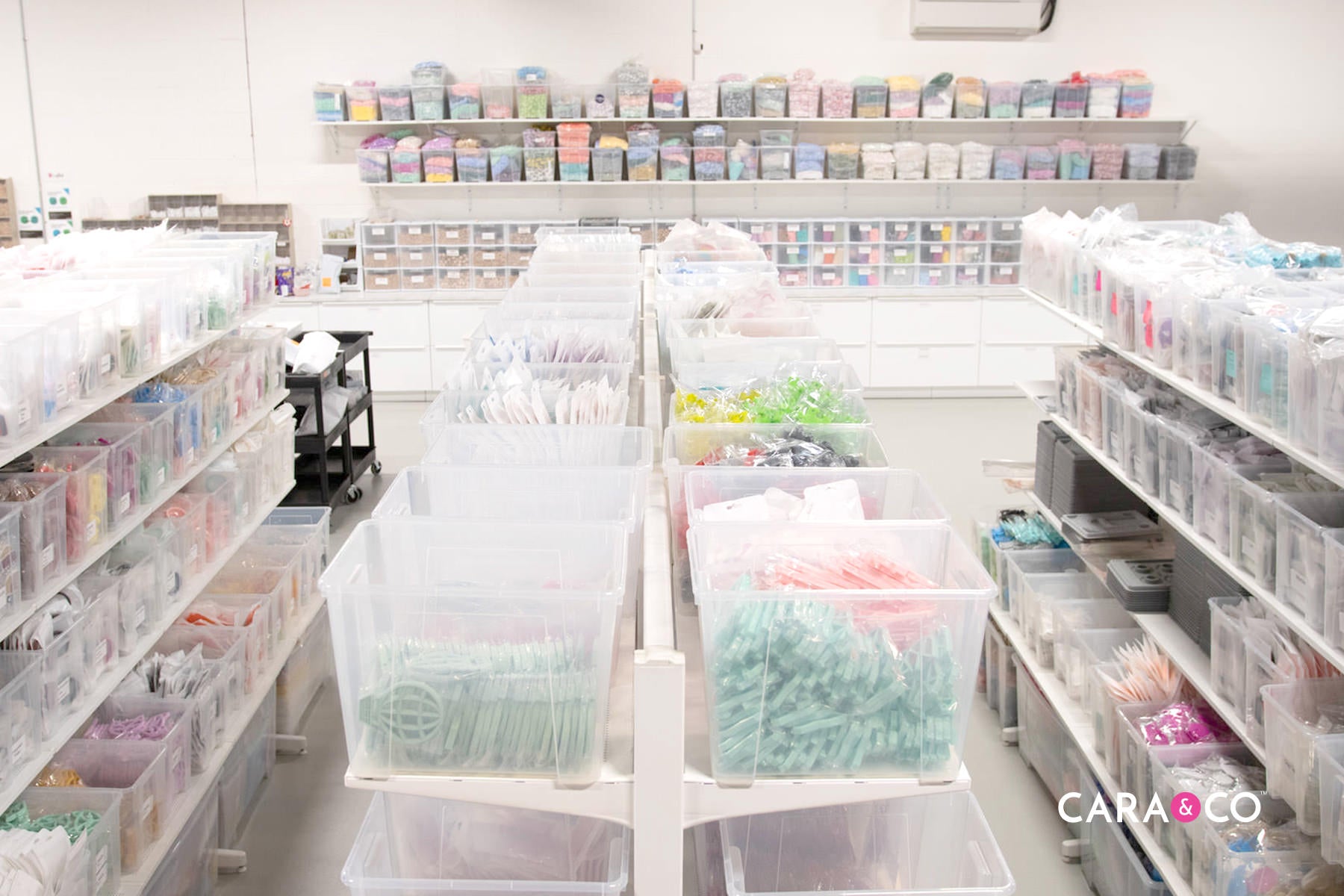 Organizing tips for your small shop supplies - Cara & Co Blog