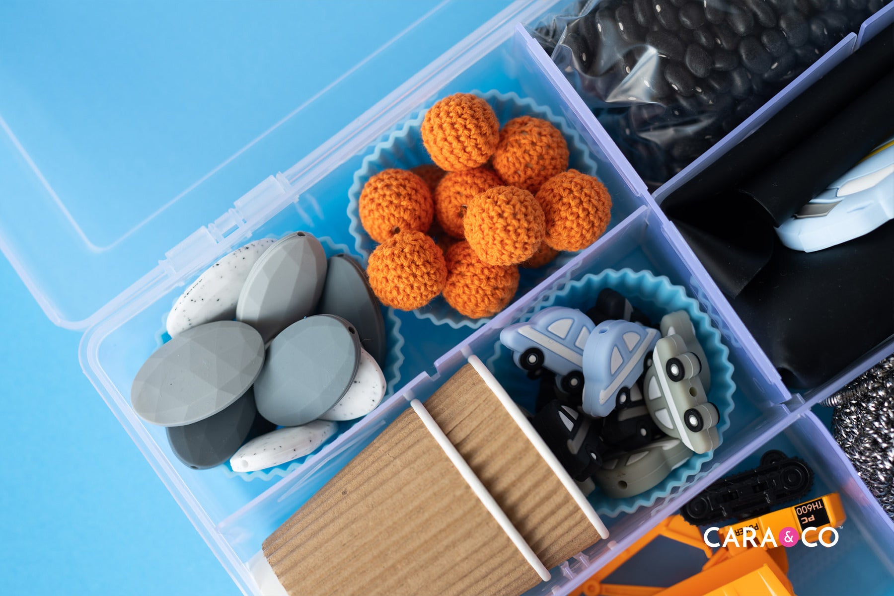 DIY Sensory bins for play based learning - Cara & Co blog posts