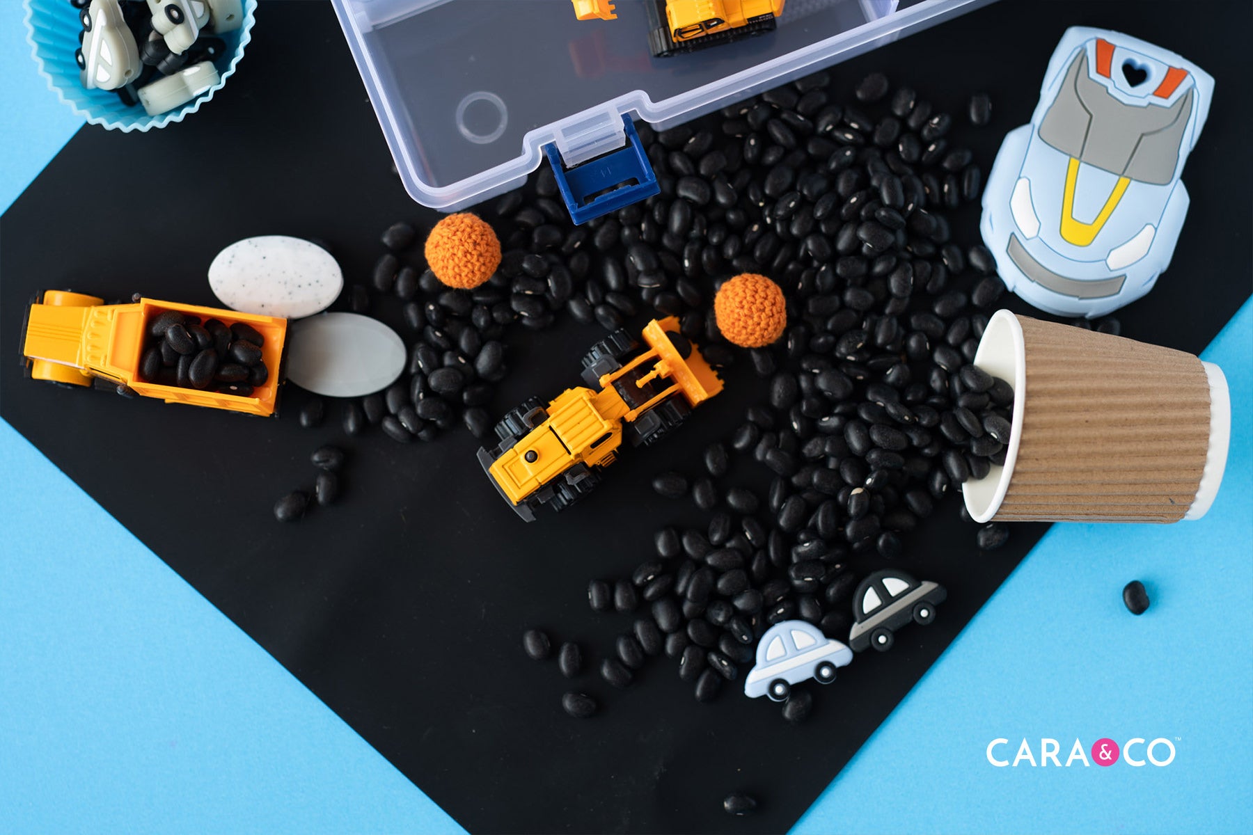 DIY Sensory bins for play based learning - Cara & Co blog posts