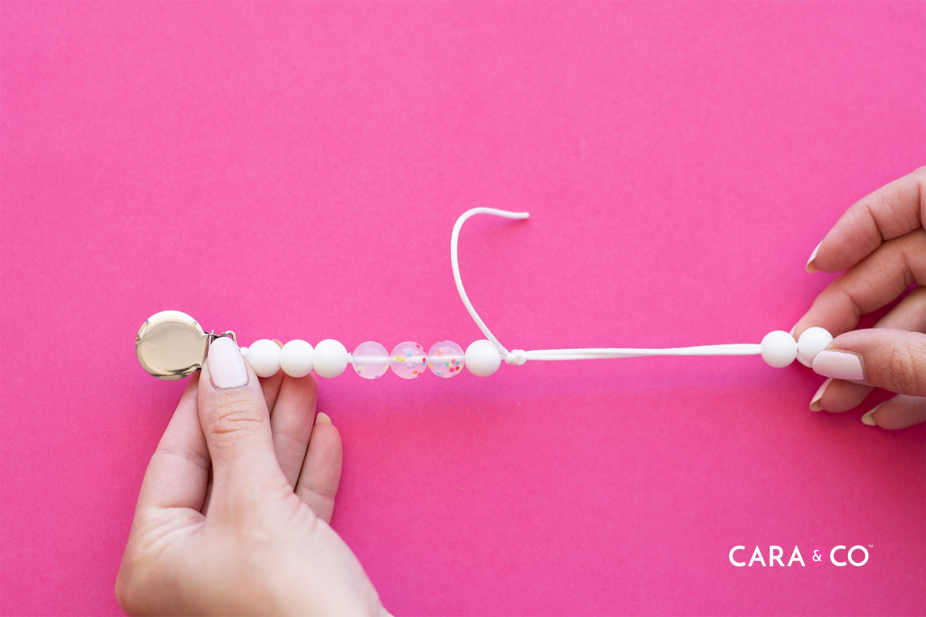 Knot safety - The safest ways to finish off your handmade soother clips - Cara & Co