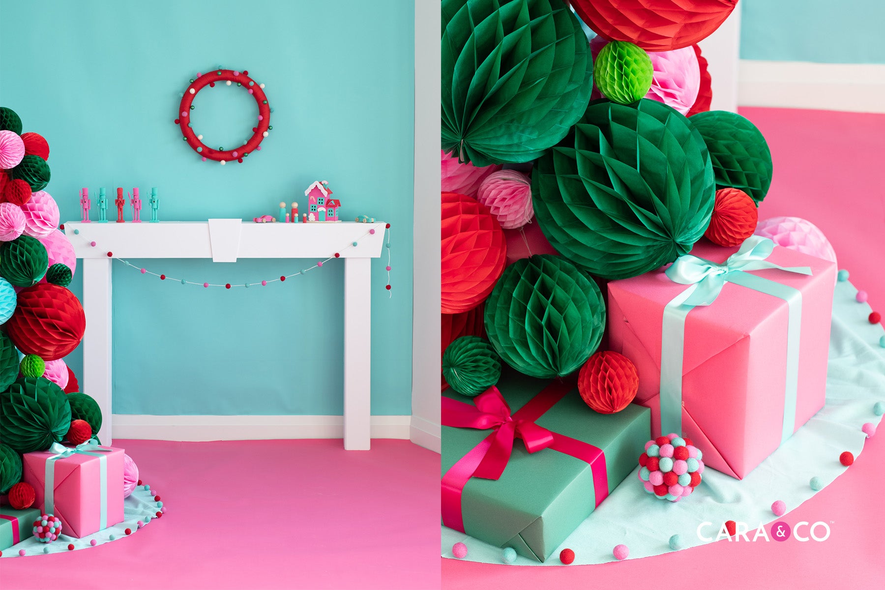 Christmas Crafting in Color - Colorful Christmas Inspiration - Cara & Co Blog