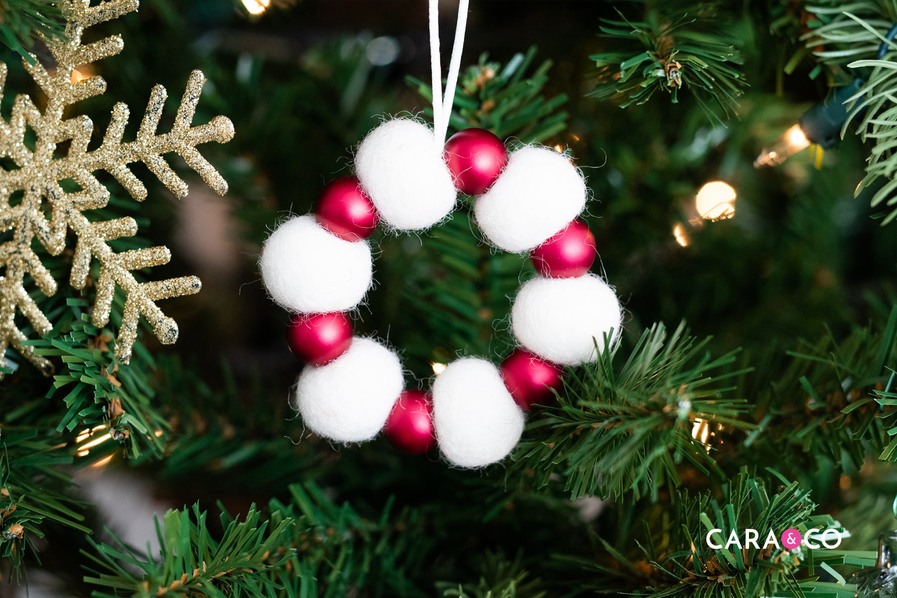 Simple DIY Christmas Ornaments - Cara & Co