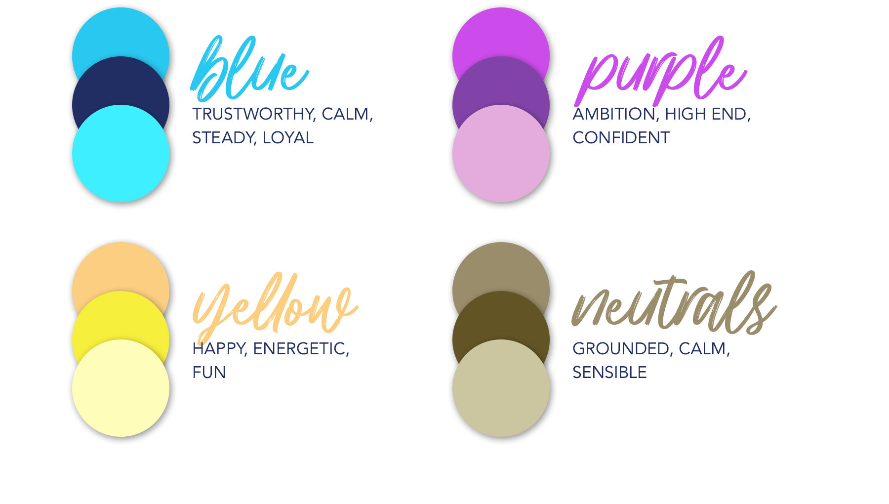 Branding tips for small businesses - Color theory - Cara & Co