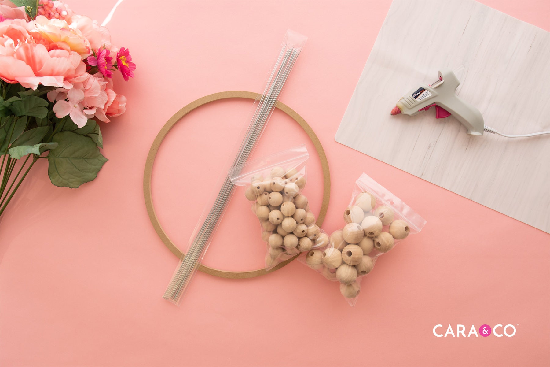 Easter Wreath Craft Supplies - CaraBLOG