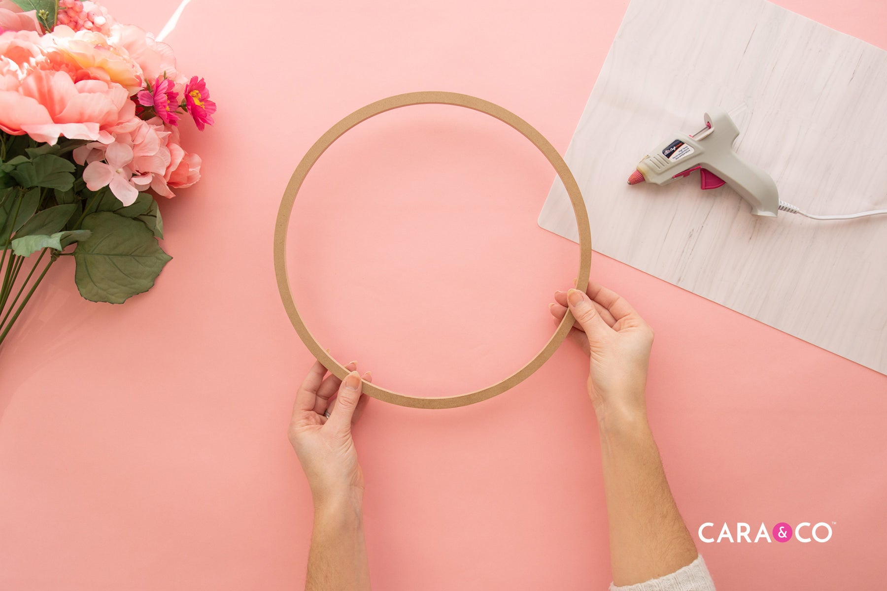 Wood Wreath Base - Easter Craft - CaraBLOG