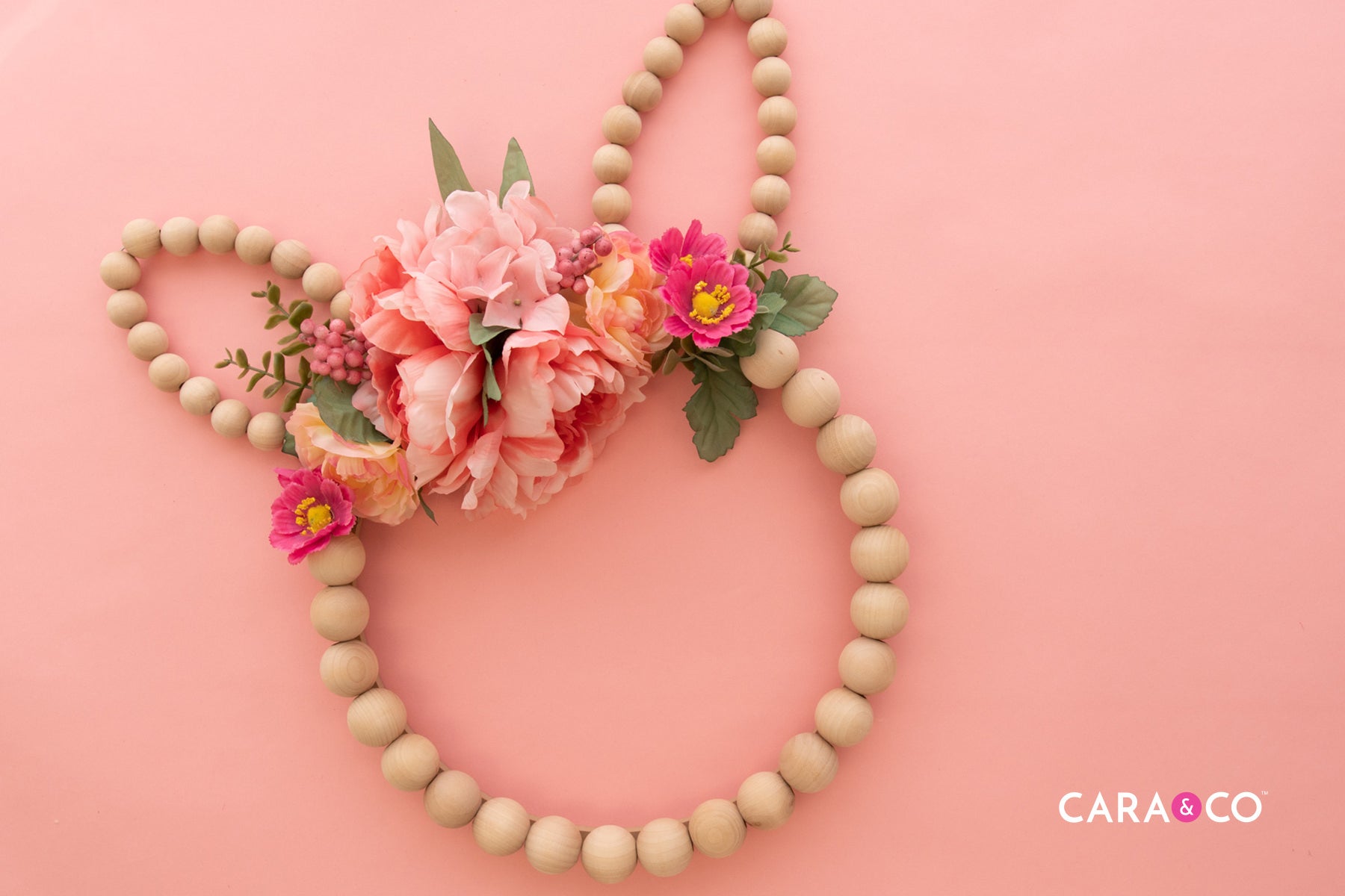 Easter Wreath Craft - Step-by-Step - CaraBLOG