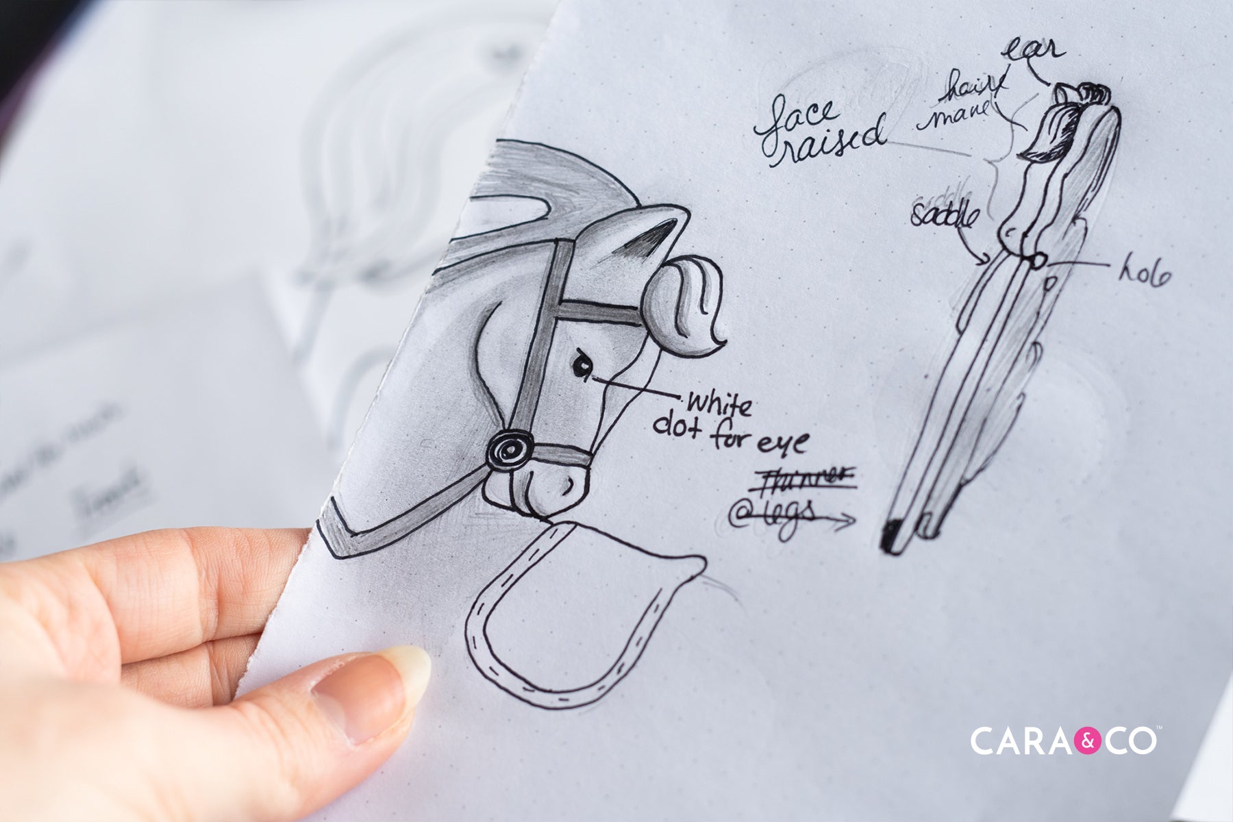 Pencil Drawn Exclusive Design - Cara & Co