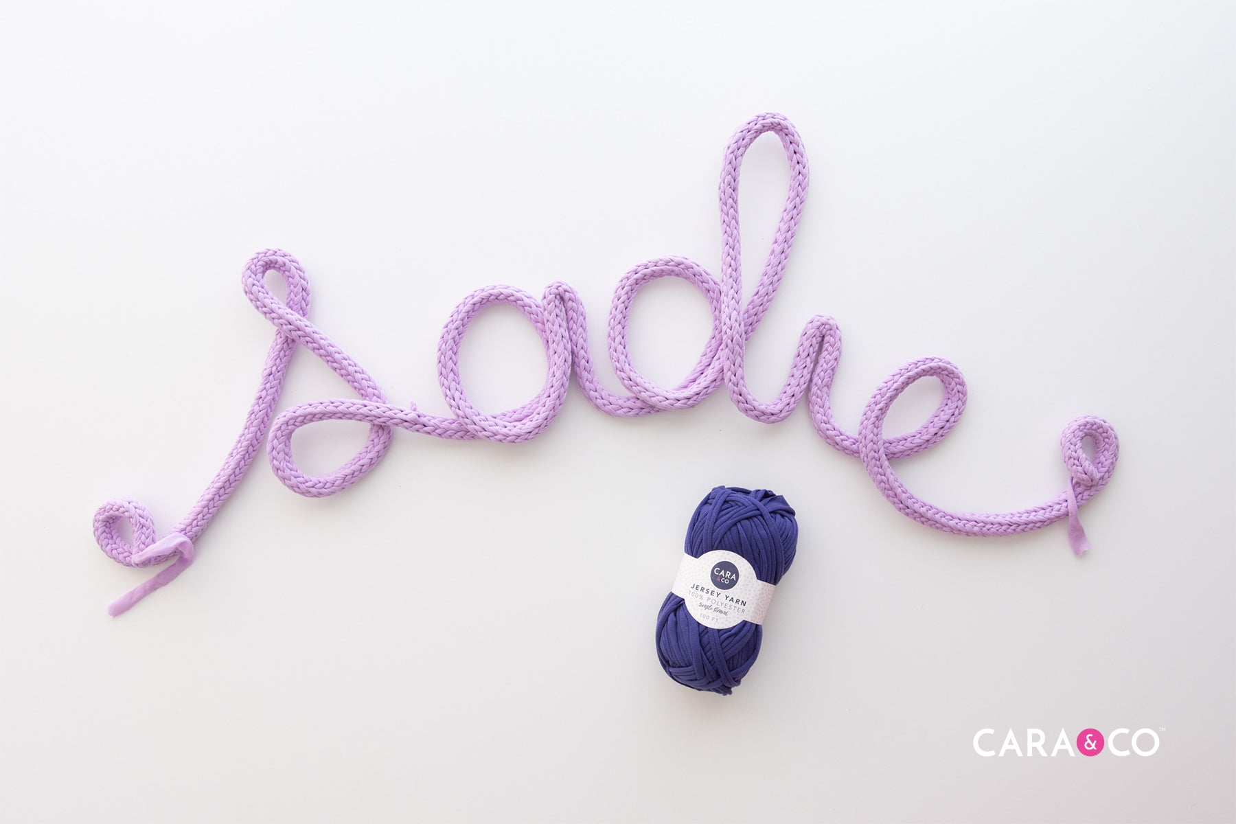 Name Craft - Rope Knitting - Cara & Co