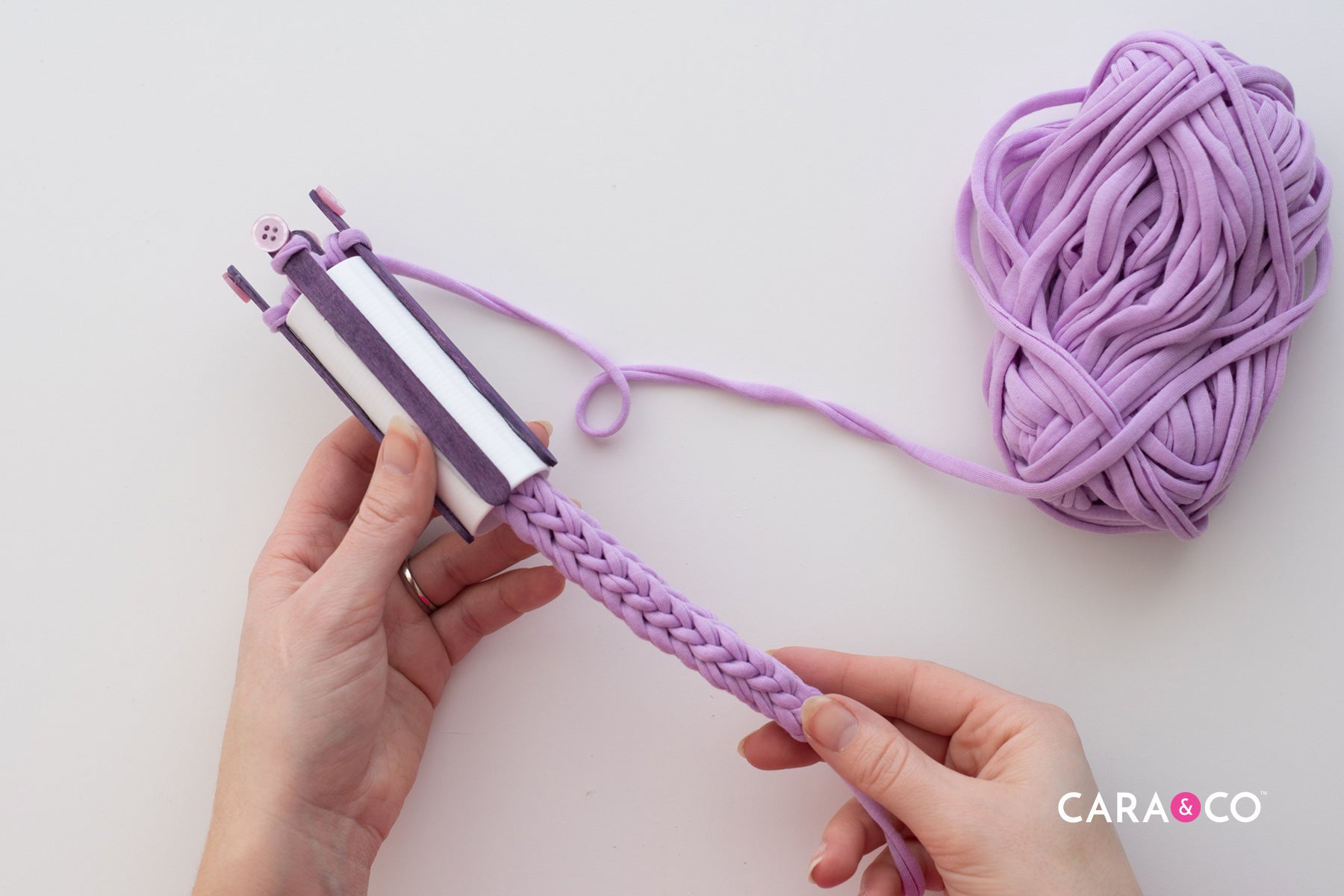 French Rope Knitting - Kids Craft - Cara & Co