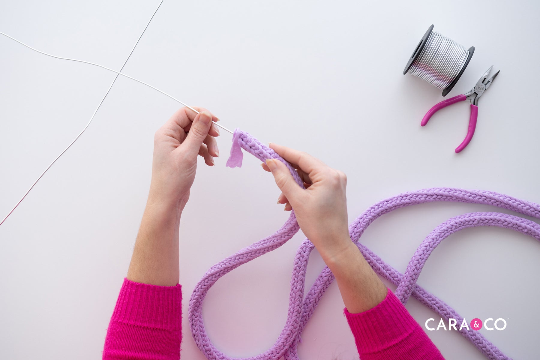Wiring your Rope Letter - Cara & Co
