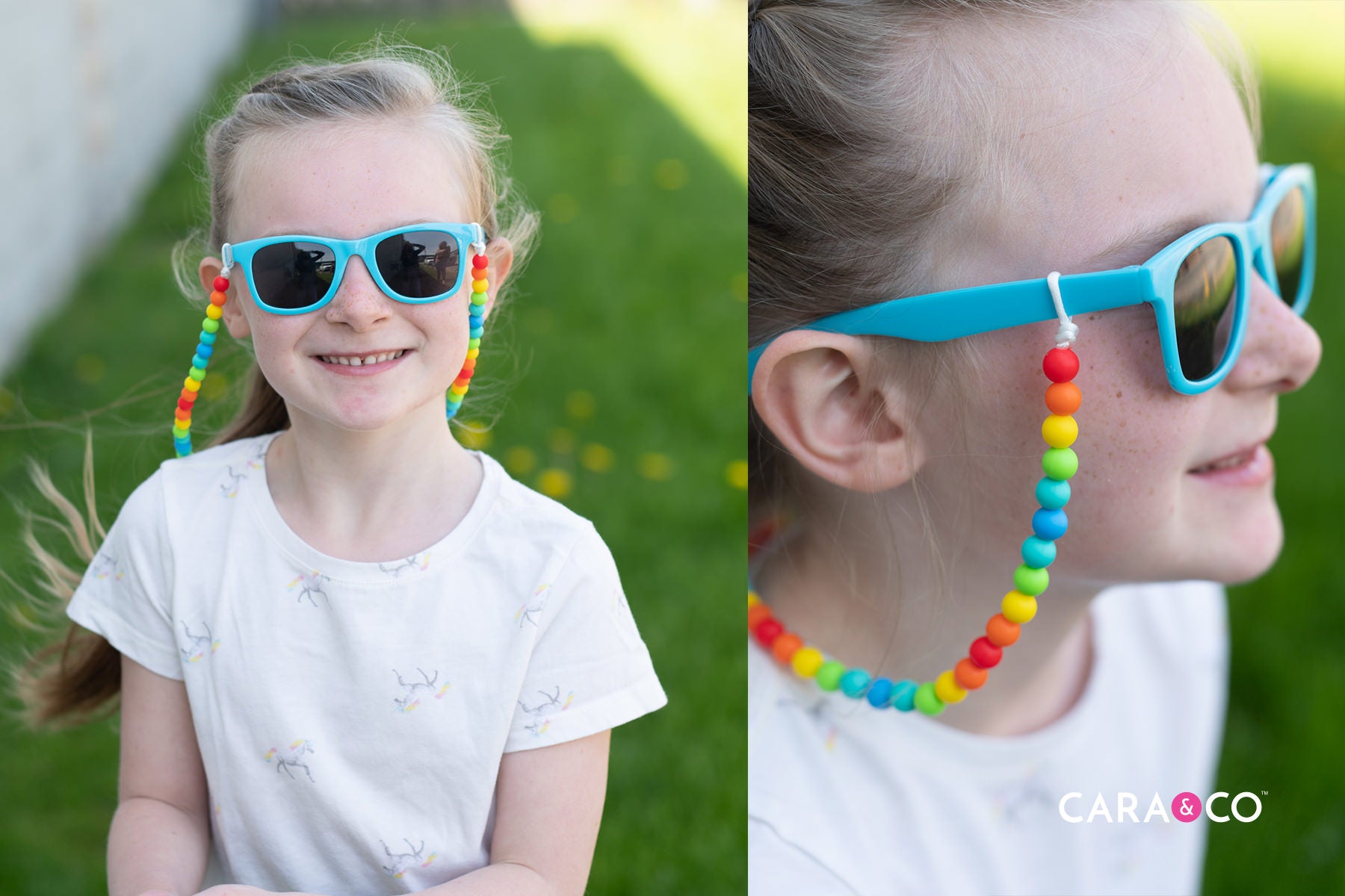 Kids Sunglasses Strand - Silicone Beads DIY - Cara & Co