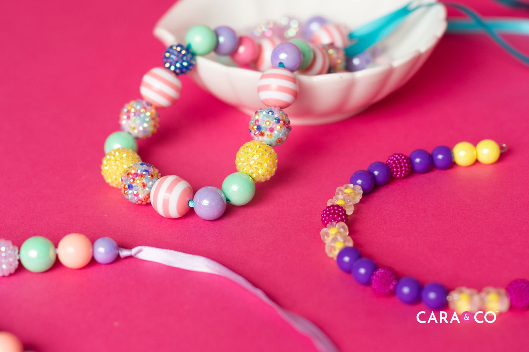 Acrylic Bead Styles - Crafting - Cara & Co - CaraBLOG