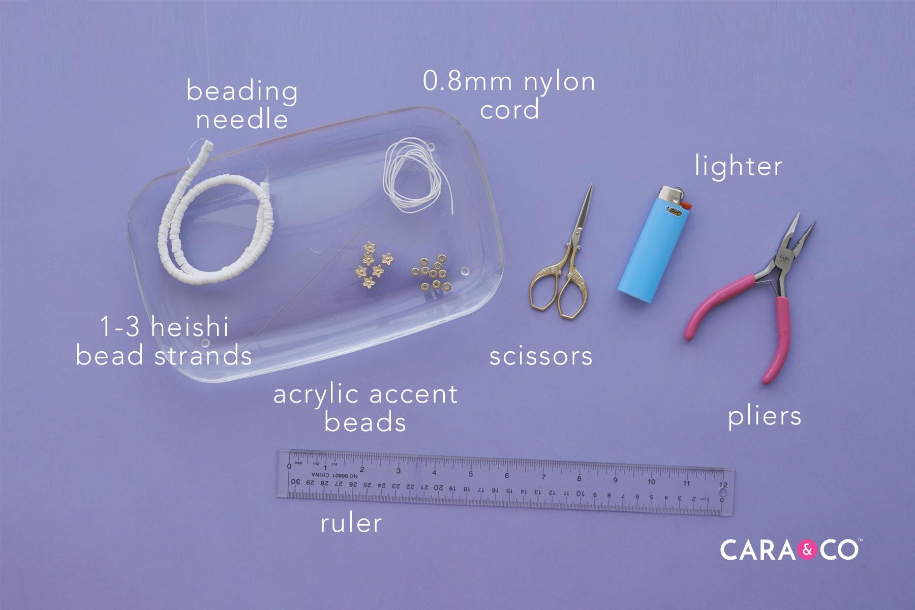 DIY Crafting - Heishi Bead Tutorial - CaraBLOG