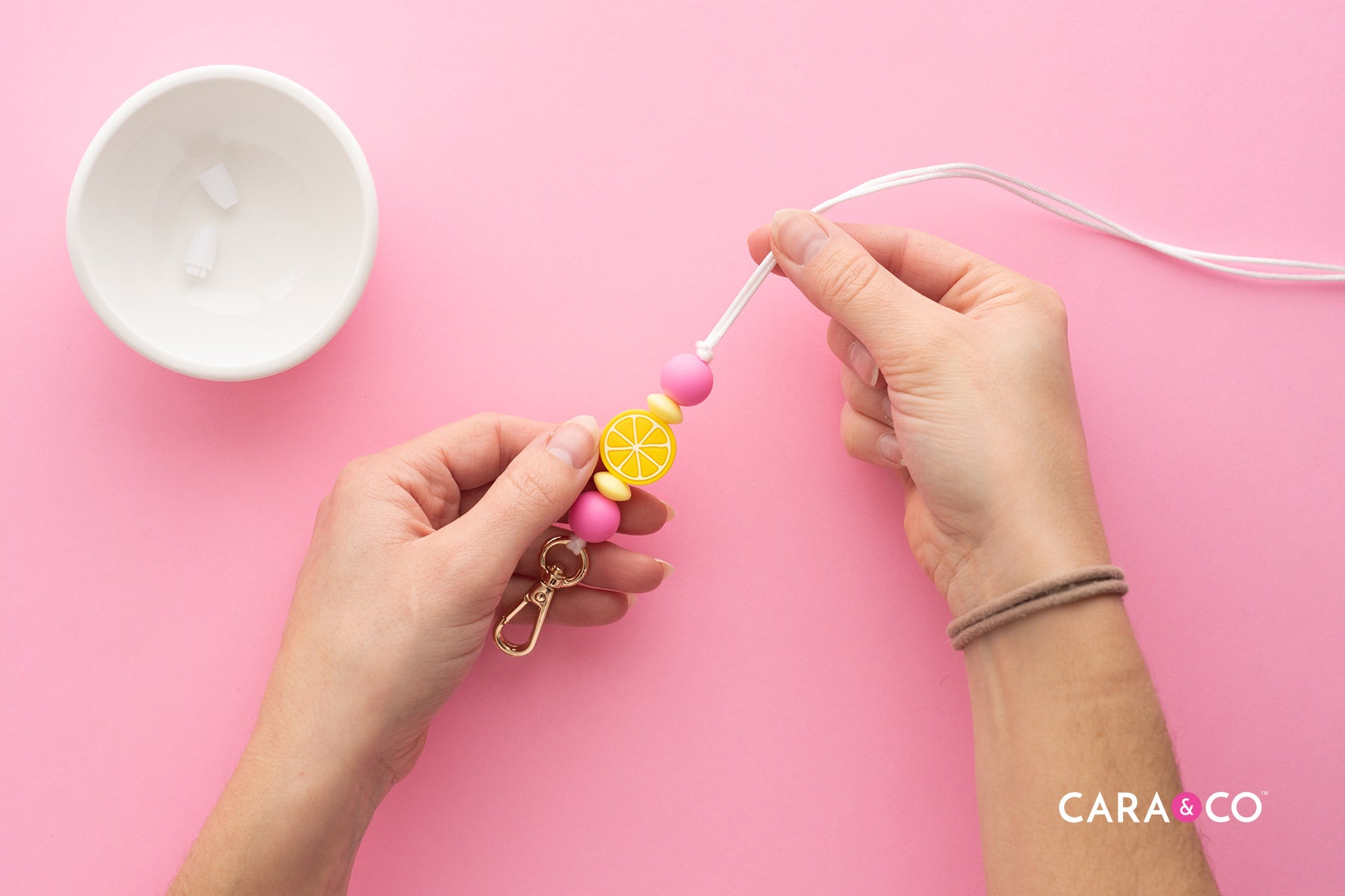 Tie a Knot - Silicone Bead DIY Craft - Cara & Co