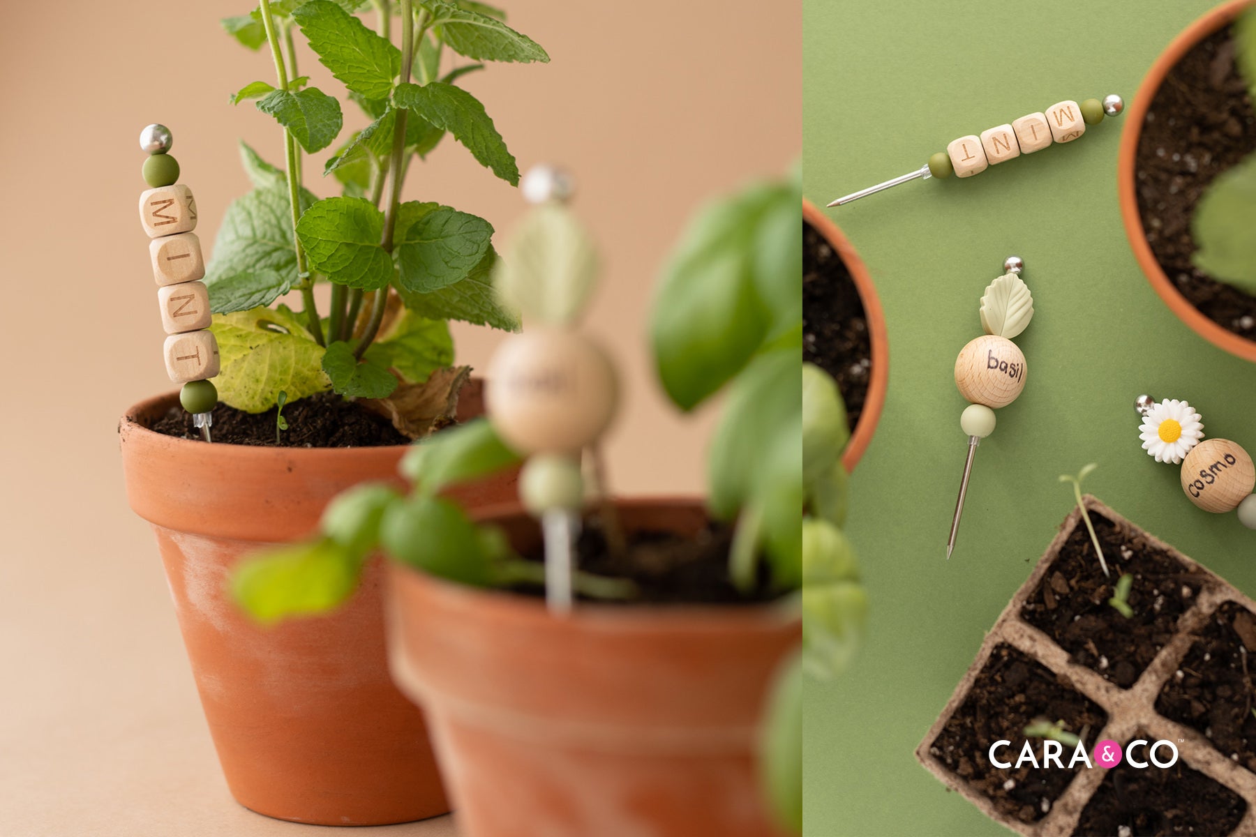 DIY Plant Tag Styles - Spring Craft - Cara & Co