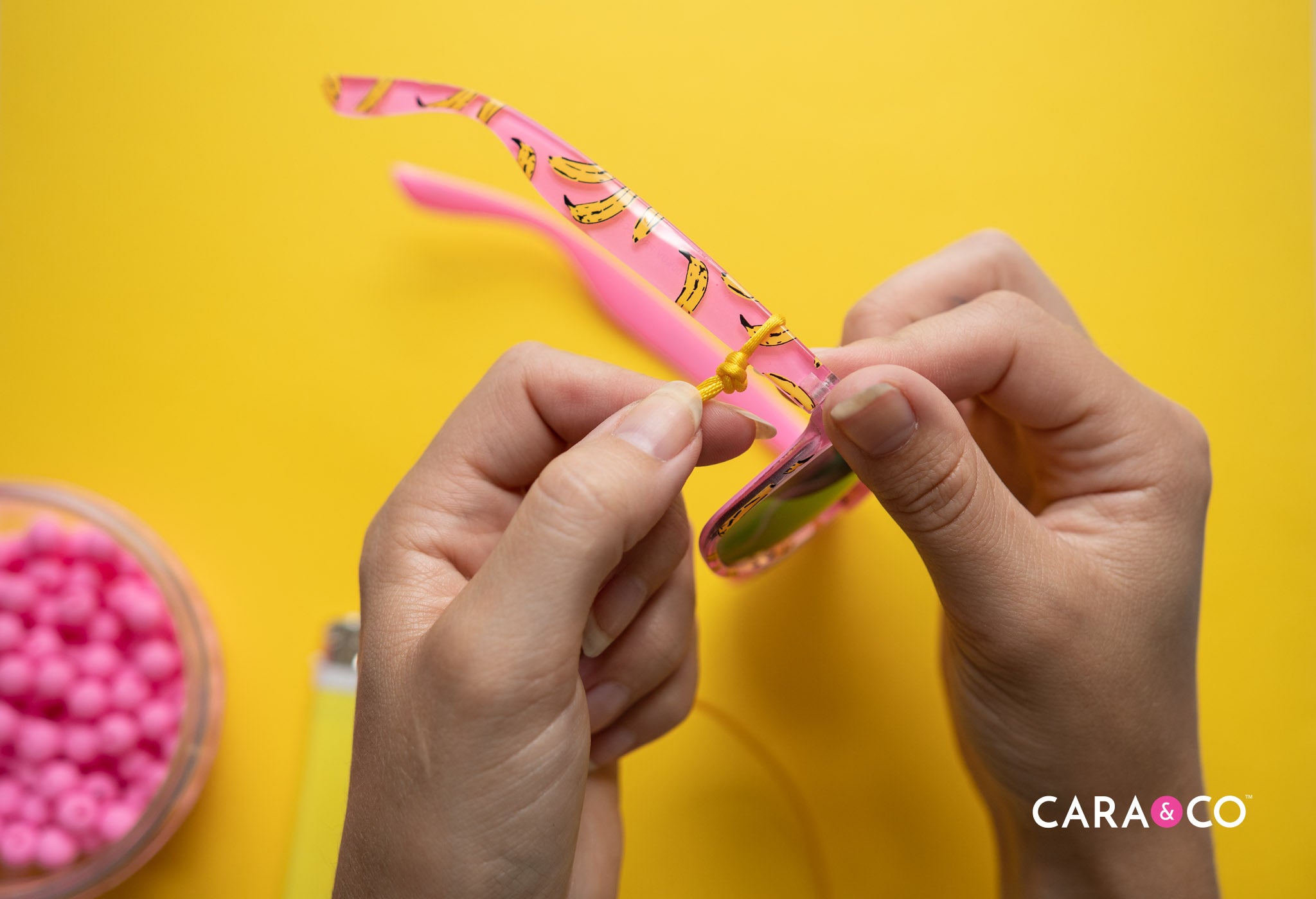 DIY Sunglasses Strand - Cara & Co Tutorials