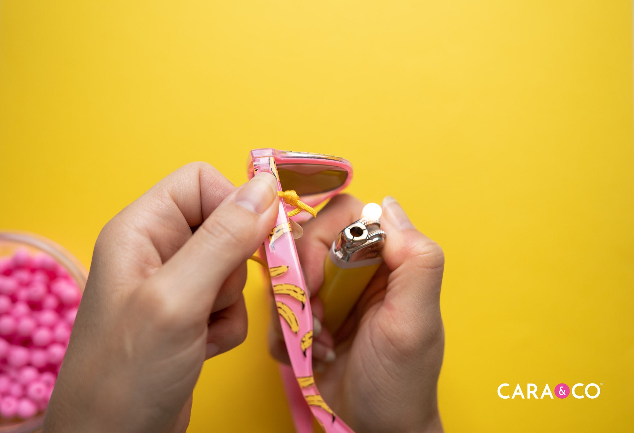 DIY Sunglasses Strand - Cara & Co Tutorials