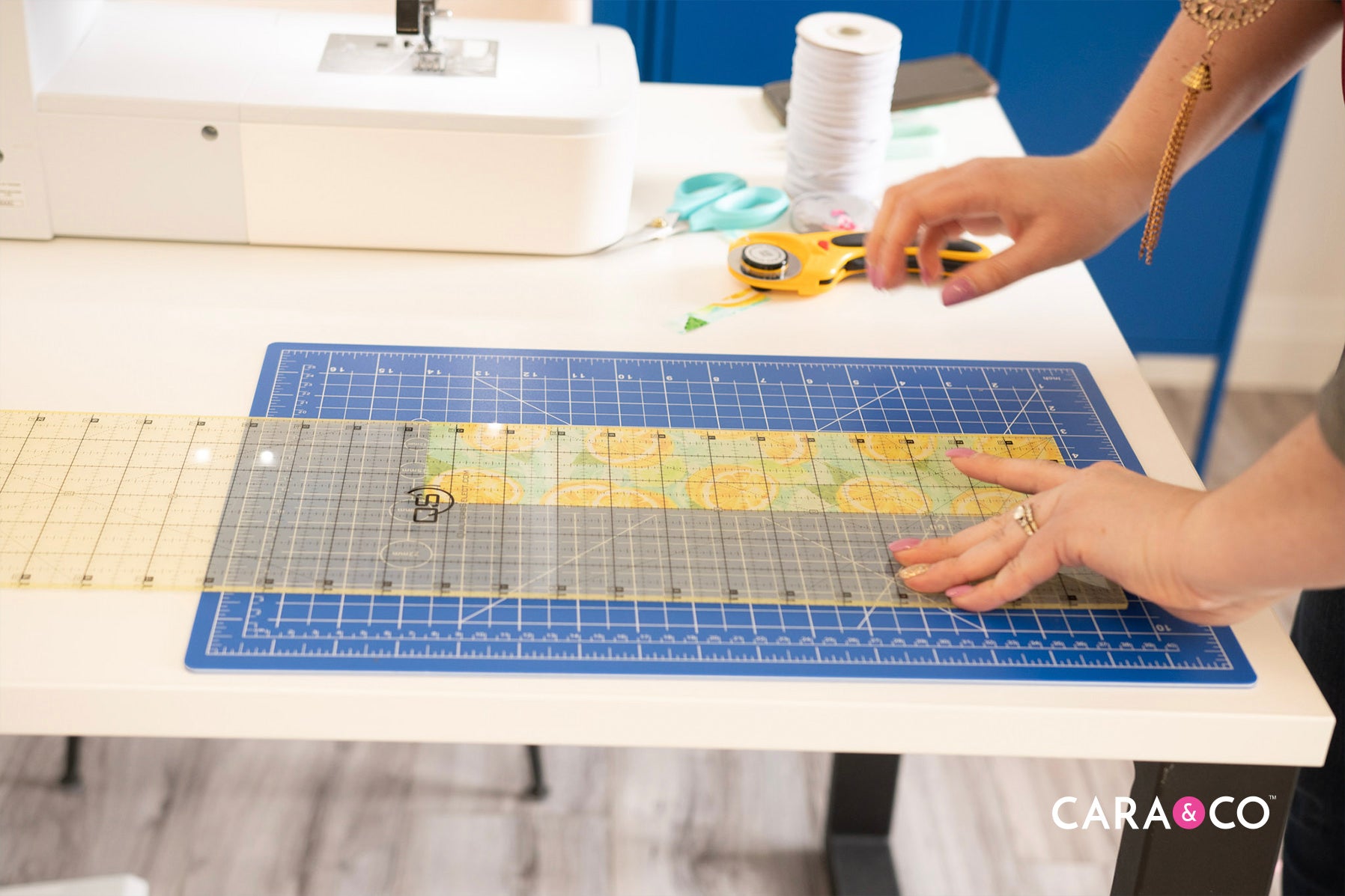 MAM pacifier ring fabric lanyard tutorial - Cara & Co DIY's