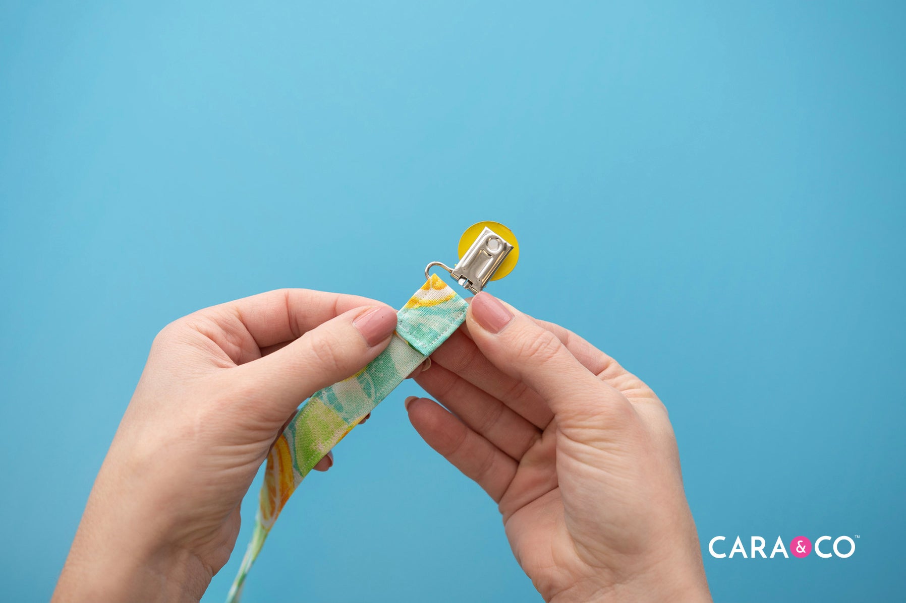 MAM pacifier ring lanyard tutorial - Cara & Co