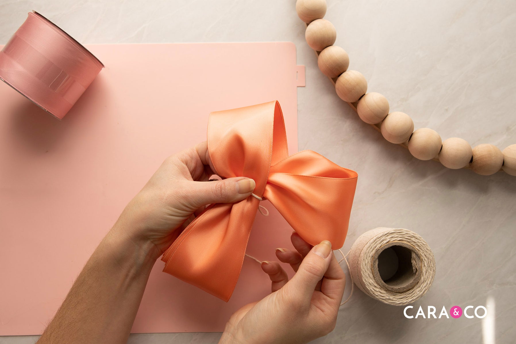 Spring Wreath DIY Tutorial - Cara & Co