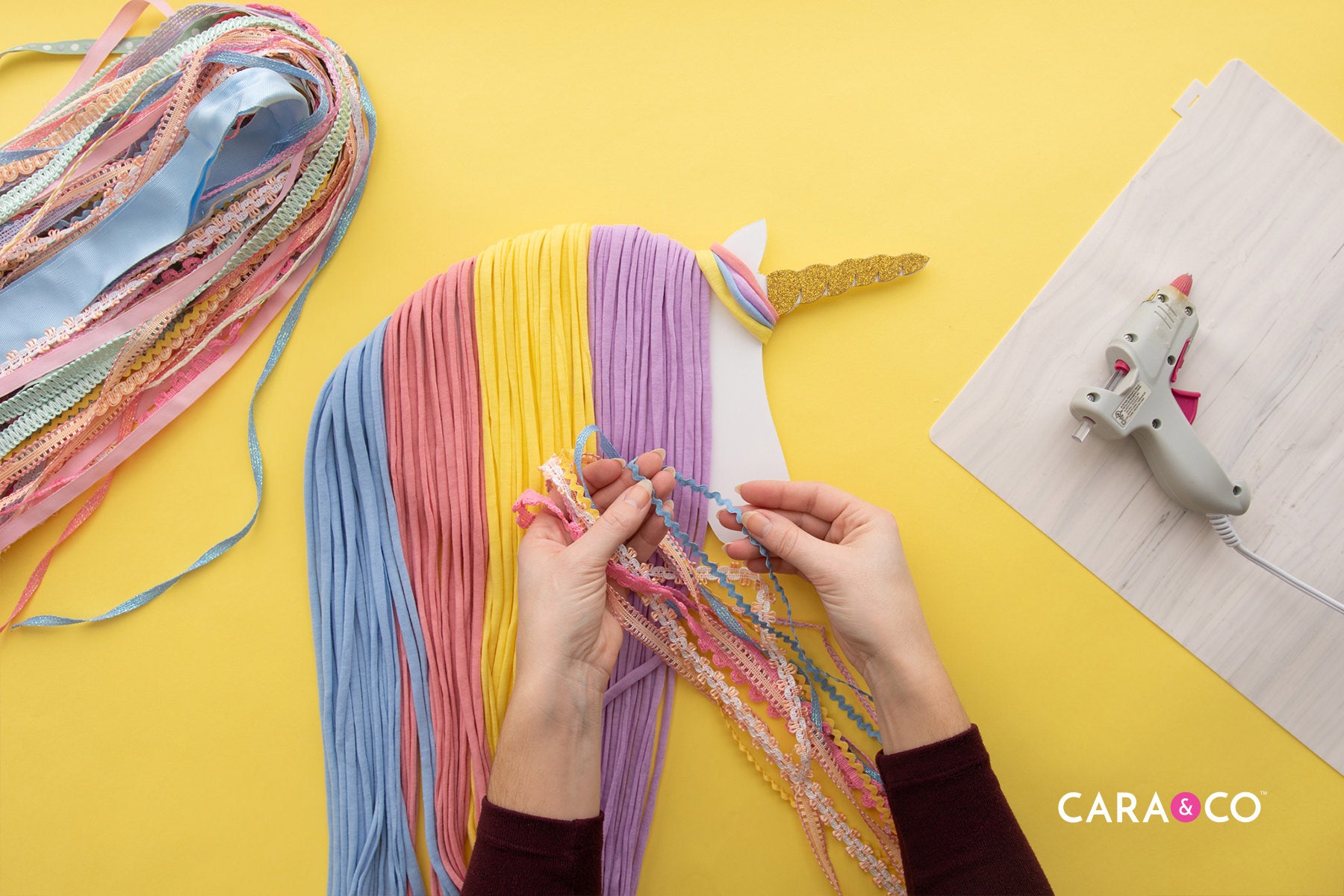Ribbon and Jersey Yarn Craft - CaraBLOG