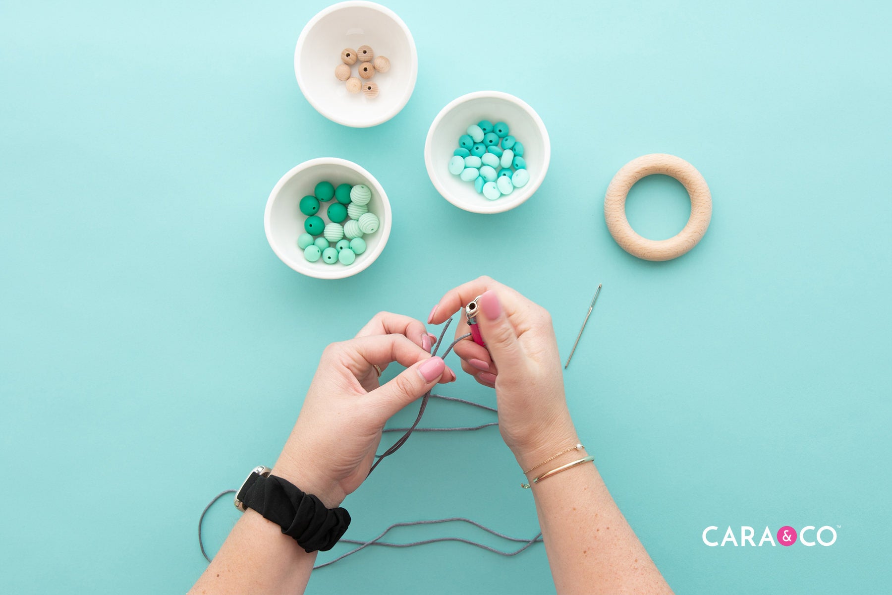 Silicone Bead and Cord Craft - Cara & Co