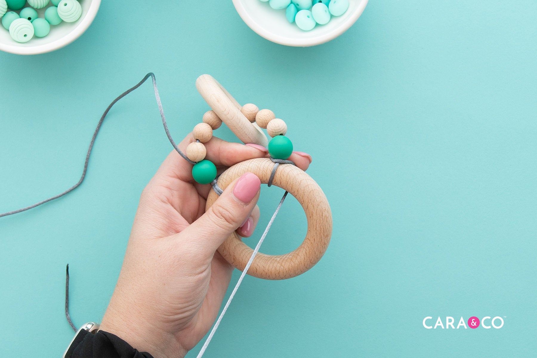 Wood Ring Baby Toy Tutorial - Cara & Co