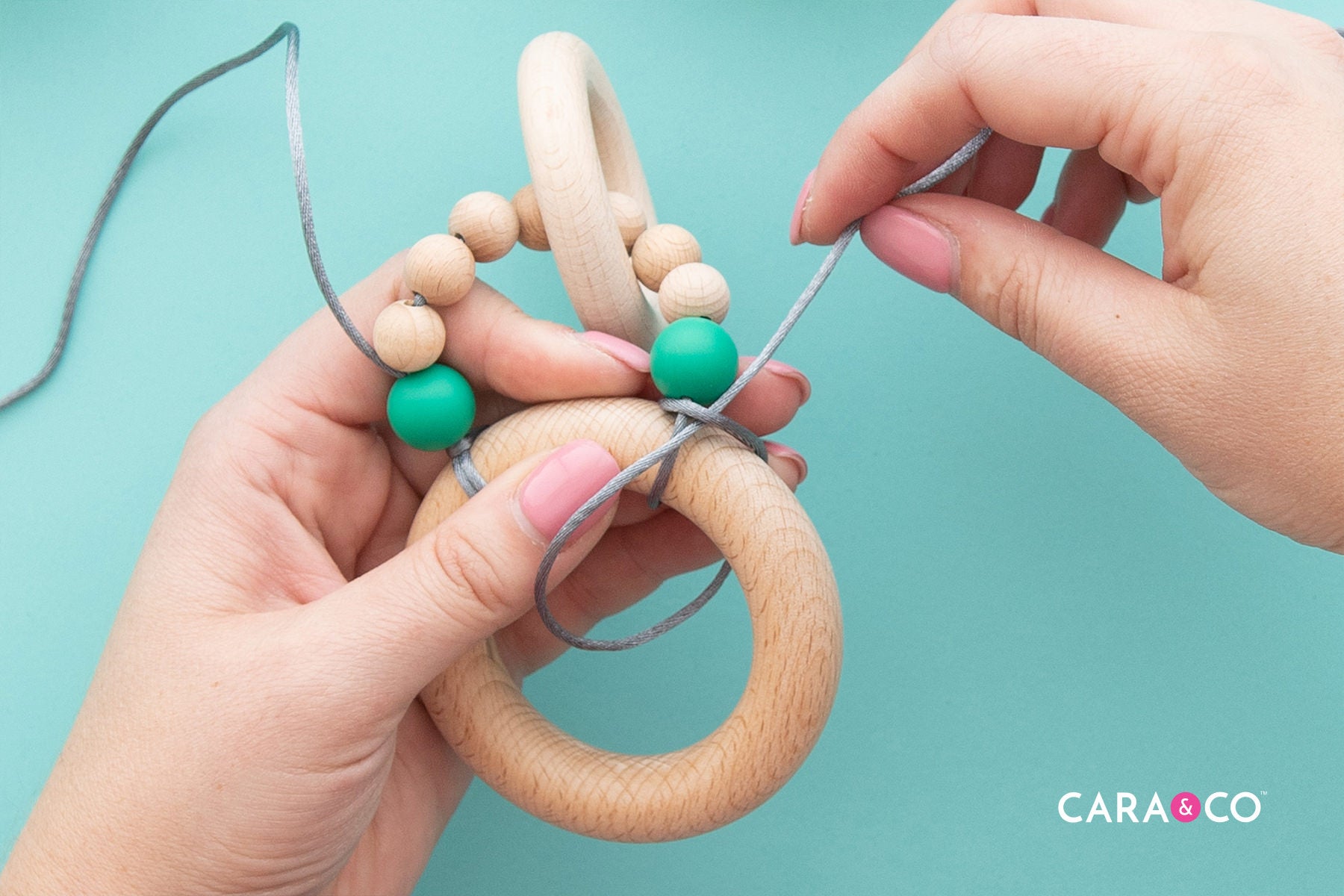 Silicone and Wood Beads DIY Tutorial - Cara & Co