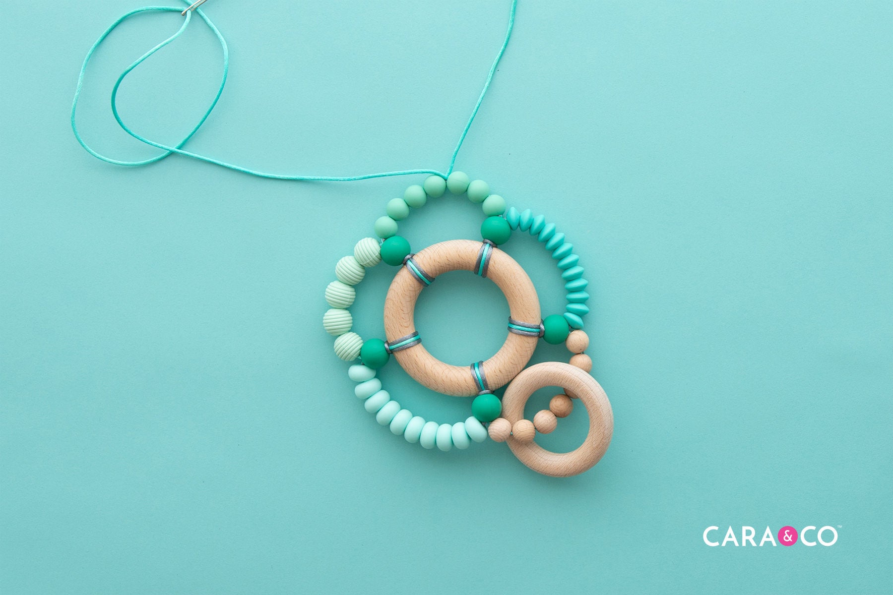 Almost Complete Teething Wheel Toy - Cara & Co