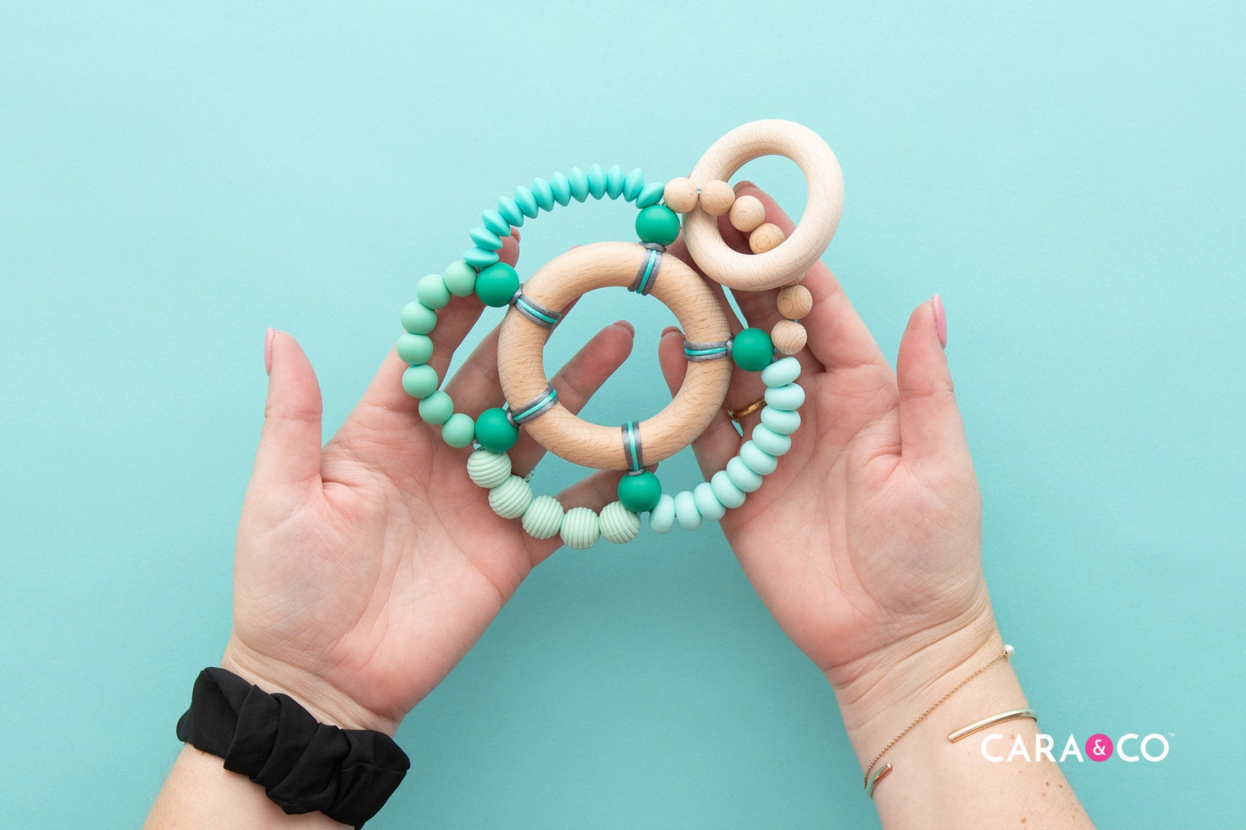 Teething Wheel Toy - Silicone Bead Tutorial - Cara & Co