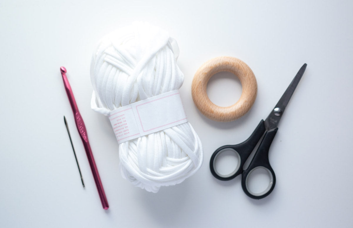 DIY Crochet and Wood Ring Teether - Cara & Co DIY Tutorials