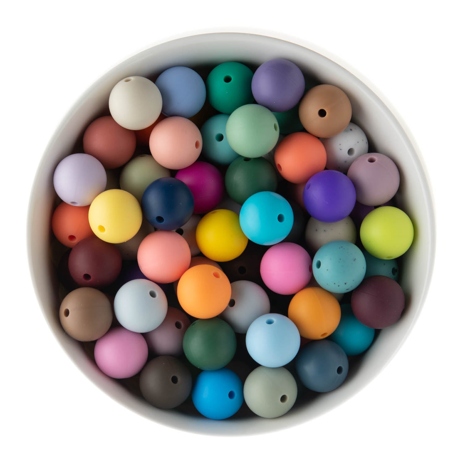 15mm Round Silicone Beads - Cara  Co product image