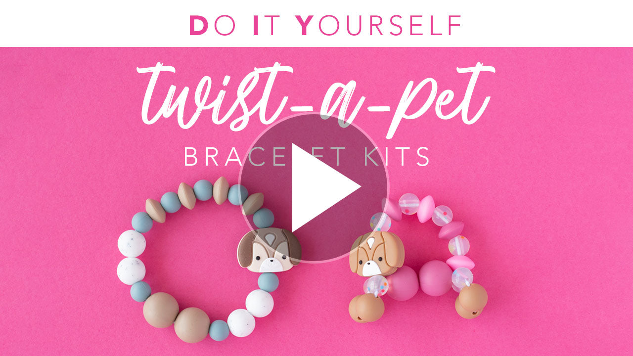 Twist-a-Pet Bracelet Silicone Beads DIY Tutorial