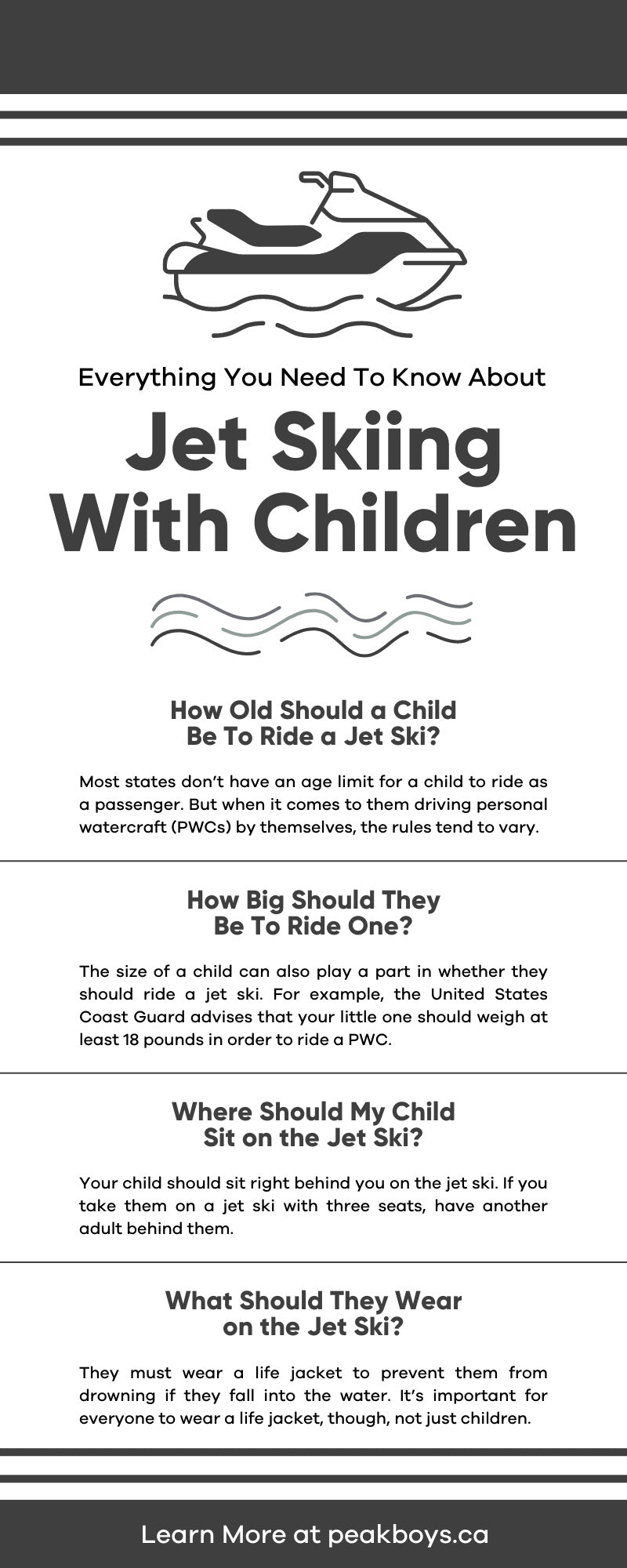 Everything You Need To Know About Jet Skiing With Children