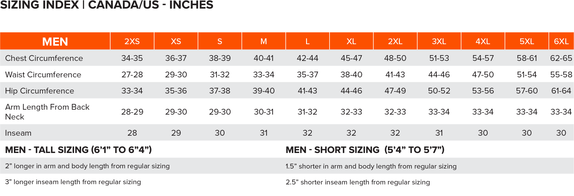Fxr Snow Pants Size Chart