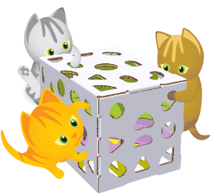 Cat Amazing - Sliders Interactive Cat Toy and Puzzle Feeder - Katzenworld  Shop