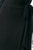 CORDELIA WRAP DRESS (BLACK)- VD3156