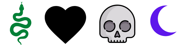 gothic emojis
