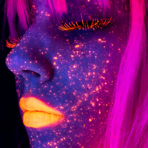 fluorescent makeup