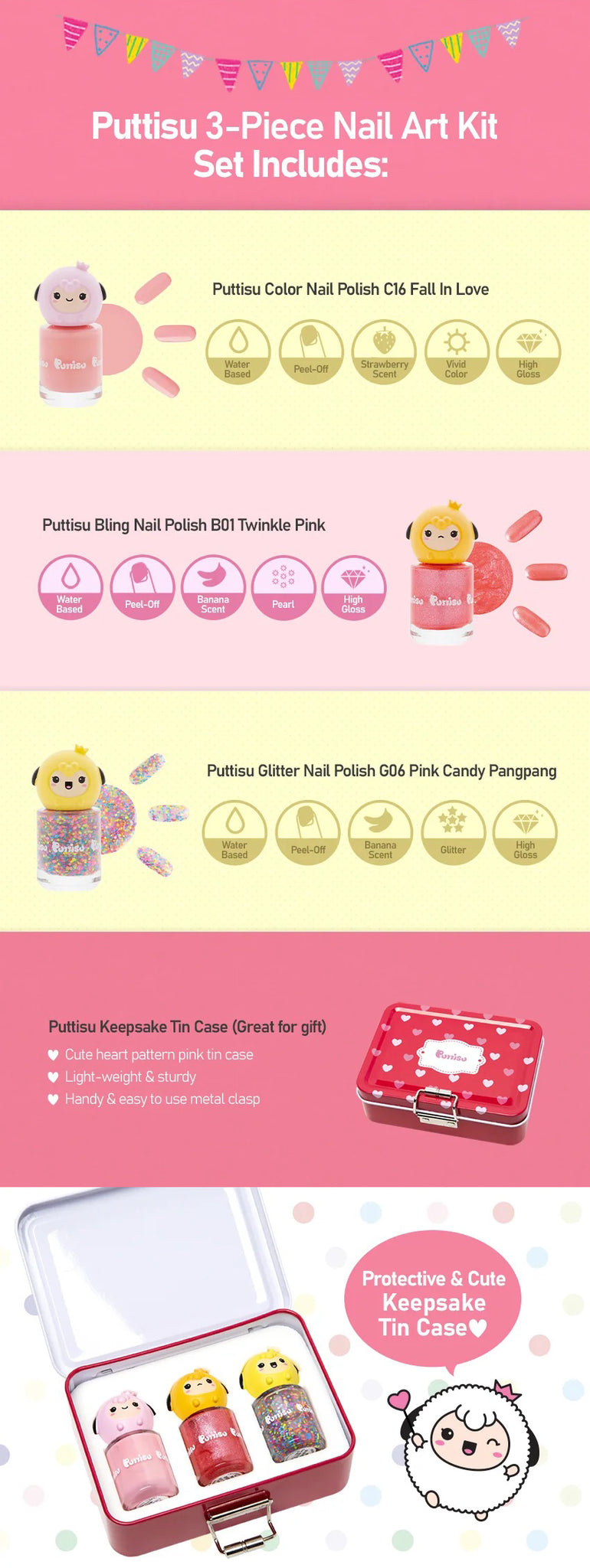 Puttisu - Kids Friendly Cosmetic Brand